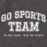 Go Sports Team Do The Thing Win The Points Funny Athletic Vector Backpack