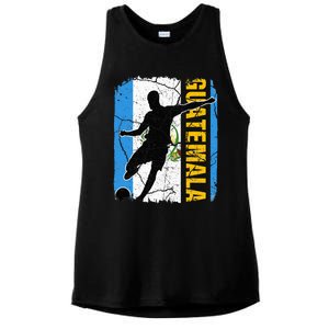 Guatemalan Soccer Team Guatemala Flag Jersey Ladies PosiCharge Tri-Blend Wicking Tank