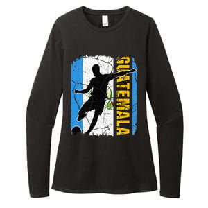 Guatemalan Soccer Team Guatemala Flag Jersey Womens CVC Long Sleeve Shirt