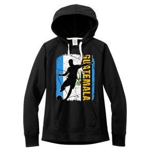 Guatemalan Soccer Team Guatemala Flag Jersey Women's Fleece Hoodie