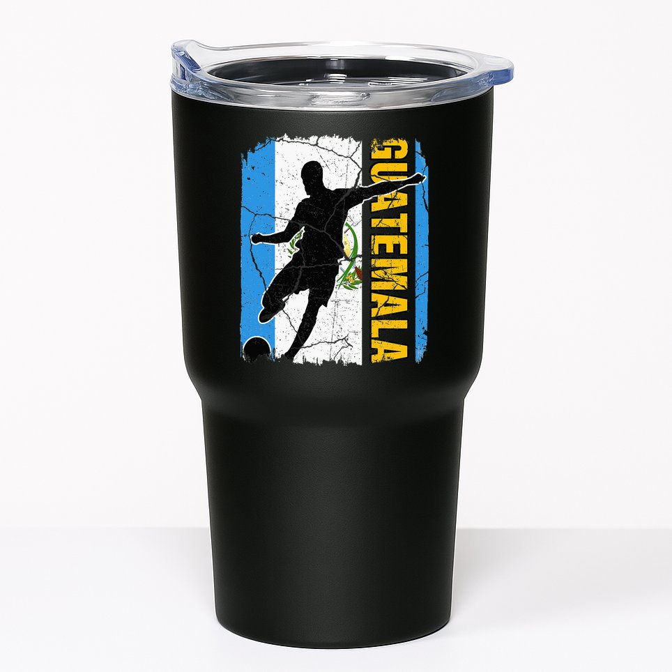 Guatemalan Soccer Team Guatemala Flag Jersey Tumbler