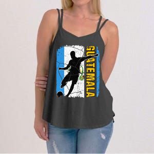 Guatemalan Soccer Team Guatemala Flag Jersey Women's Strappy Tank