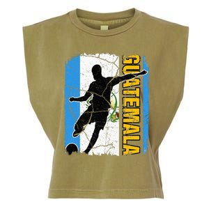 Guatemalan Soccer Team Guatemala Flag Jersey Garment-Dyed Women's Muscle Tee