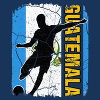 Guatemalan Soccer Team Guatemala Flag Jersey 7 Panel Mesh Trucker Snapback Hat