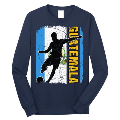 Guatemalan Soccer Team Guatemala Flag Jersey Long Sleeve Shirt