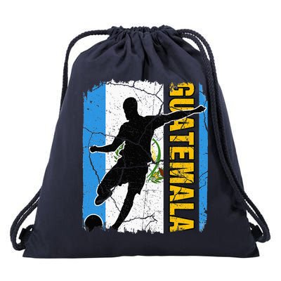 Guatemalan Soccer Team Guatemala Flag Jersey Drawstring Bag