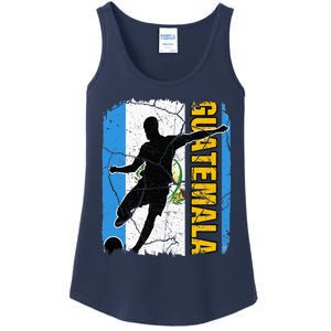 Guatemalan Soccer Team Guatemala Flag Jersey Ladies Essential Tank