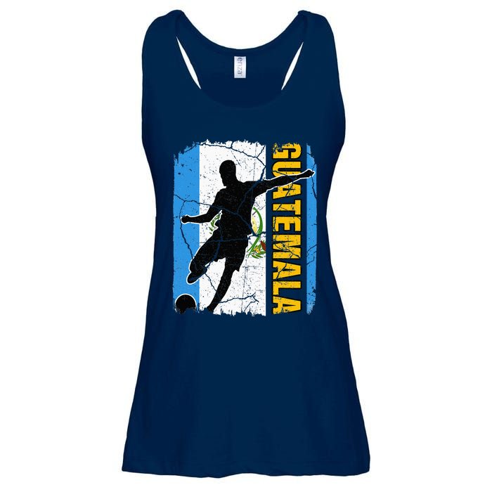 Guatemalan Soccer Team Guatemala Flag Jersey Ladies Essential Flowy Tank