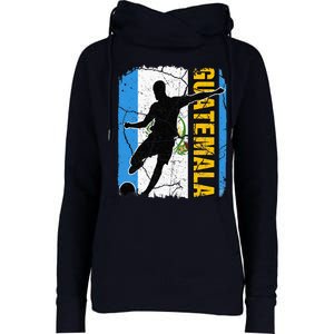 Guatemalan Soccer Team Guatemala Flag Jersey Womens Funnel Neck Pullover Hood