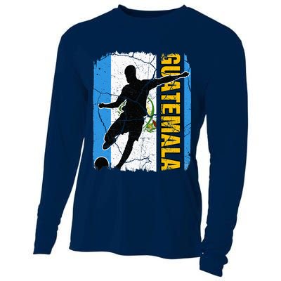 Guatemalan Soccer Team Guatemala Flag Jersey Cooling Performance Long Sleeve Crew