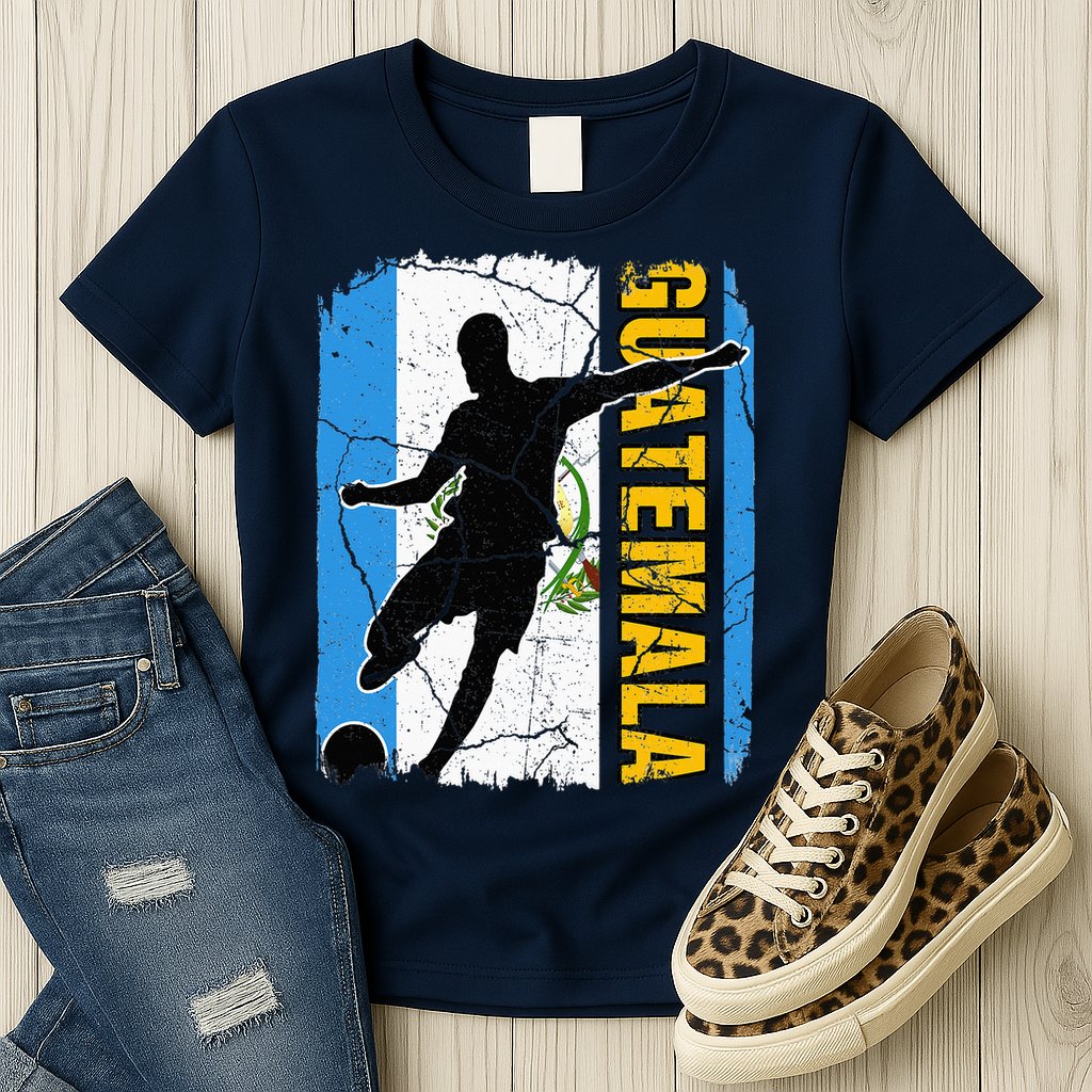 Guatemalan Soccer Team Guatemala Flag Jersey Womens T-Shirt