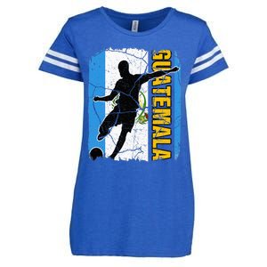 Guatemalan Soccer Team Guatemala Flag Jersey Enza Ladies Jersey Football T-Shirt