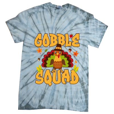 Gobble Squad Turkey Design Gobble Squad Tie-Dye T-Shirt