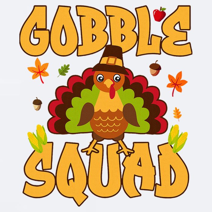 Gobble Squad Turkey Design Gobble Squad Sueded Cloud Jersey T-Shirt