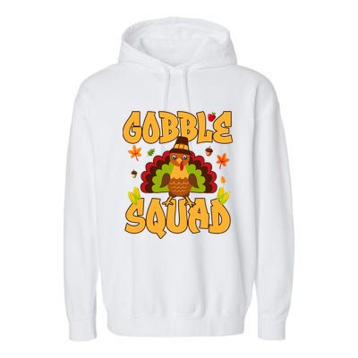 Gobble Squad Turkey Design Gobble Squad Garment-Dyed Fleece Hoodie