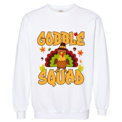 Gobble Squad Turkey Design Gobble Squad Garment-Dyed Sweatshirt