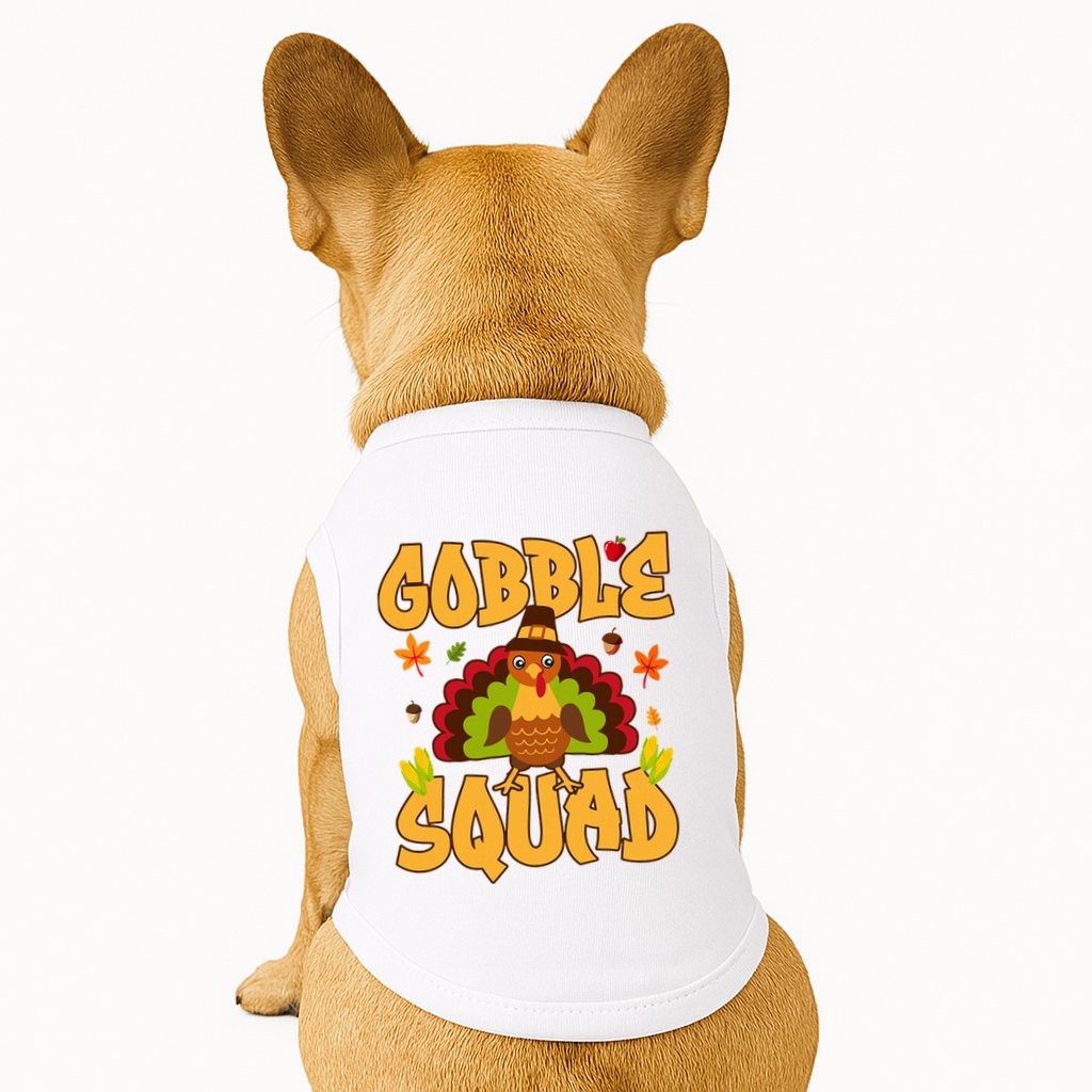 Gobble Squad Turkey Design Gobble Squad Doggie Tank