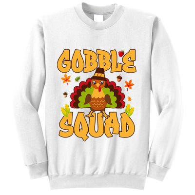 Gobble Squad Turkey Design Gobble Squad Sweatshirt