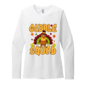 Gobble Squad Turkey Design Gobble Squad Womens CVC Long Sleeve Shirt