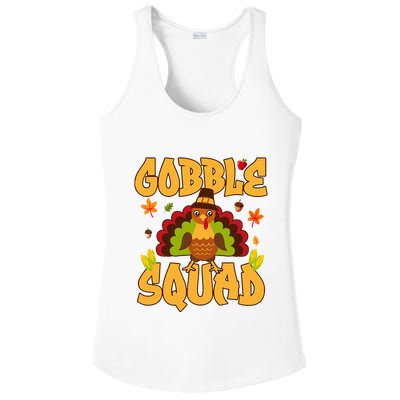 Gobble Squad Turkey Design Gobble Squad Ladies PosiCharge Competitor Racerback Tank