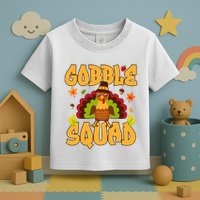 Gobble Squad Turkey Design Gobble Squad Toddler T-Shirt