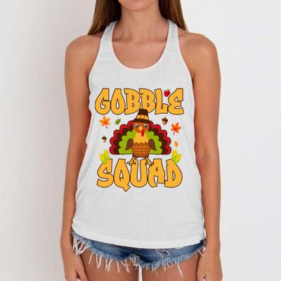 Gobble Squad Turkey Design Gobble Squad Women's Knotted Racerback Tank