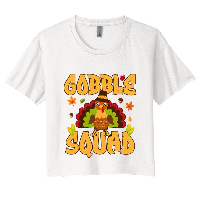 Gobble Squad Turkey Design Gobble Squad Crop Top