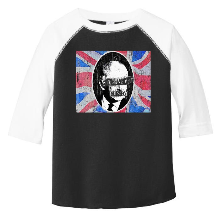 God Save The King 70s Punk Rock King Of England King Charles Toddler Fine Jersey T-Shirt