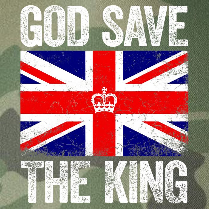 God Save The King Charles III Tee UK Flag Top King Charles Legacy Tie Dye Trucker Hat