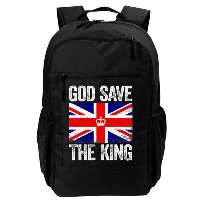 God Save The King Charles III Tee UK Flag Top King Charles Backpack