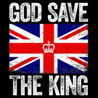 God Save The King Charles III Tee UK Flag Top King Charles Backpack