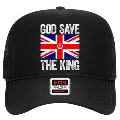 God Save The King Charles III Tee UK Flag Top King Charles Trucker Hat