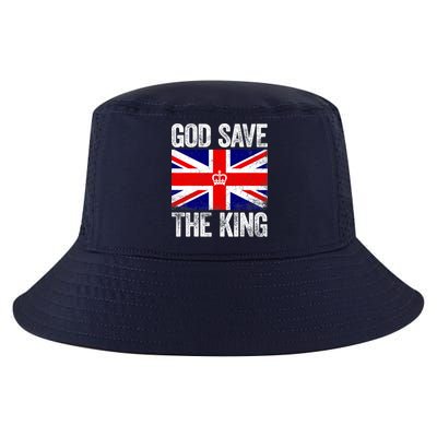 God Save The King Charles III Tee UK Flag Top King Charles Cool Comfort Performance Bucket Hat