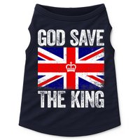 God Save The King Charles III Tee UK Flag Top King Charles Doggie Tank