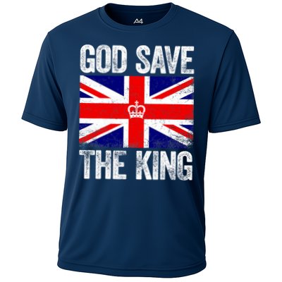 God Save The King Charles III Tee UK Flag Top King Charles Performance Shirt