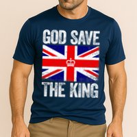 God Save The King Charles III Tee UK Flag Top King Charles Performance Shirt