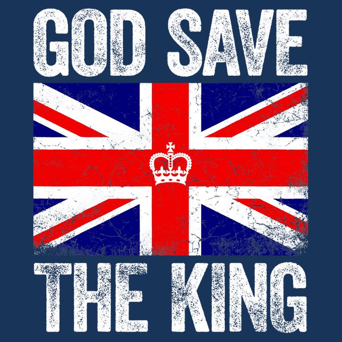 God Save The King Charles III Tee UK Flag Top King Charles Performance Shirt