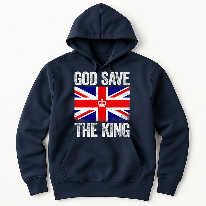 God Save The King Charles III Tee UK Flag Top King Charles Hoodie