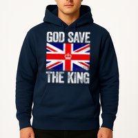God Save The King Charles III Tee UK Flag Top King Charles Hoodie