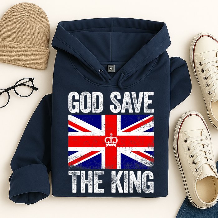 God Save The King Charles III Tee UK Flag Top King Charles Hoodie