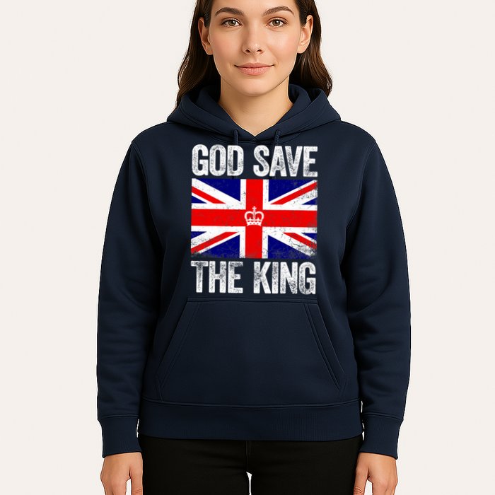 God Save The King Charles III Tee UK Flag Top King Charles Hoodie