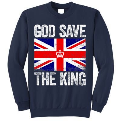 God Save The King Charles III Tee UK Flag Top King Charles Sweatshirt