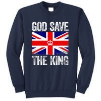 God Save The King Charles III Tee UK Flag Top King Charles Sweatshirt