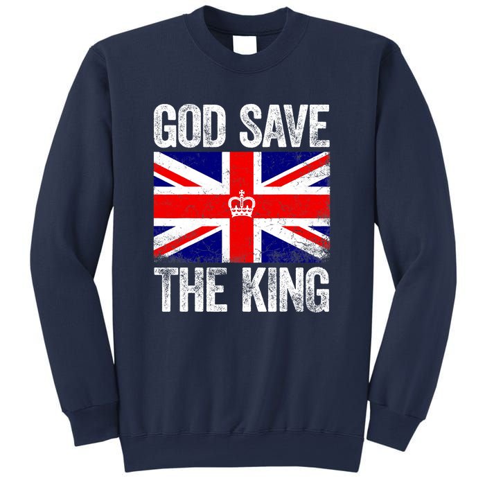 God Save The King Charles III Tee UK Flag Top King Charles Sweatshirt