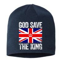 God Save The King Charles III Tee UK Flag Top King Charles Sustainable Beanie