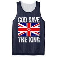 God Save The King Charles III Tee UK Flag Top King Charles Mesh Reversible Basketball Jersey Tank