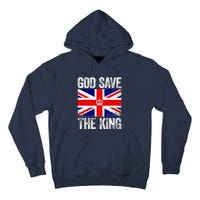 God Save The King Charles III Tee UK Flag Top King Charles Tall Hoodie