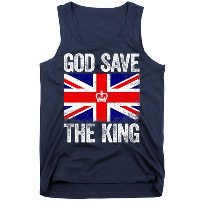 God Save The King Charles III Tee UK Flag Top King Charles Tank Top