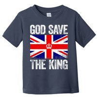 God Save The King Charles III Tee UK Flag Top King Charles Toddler T-Shirt