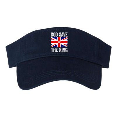 God Save The King Charles III Tee UK Flag Top King Charles Visor